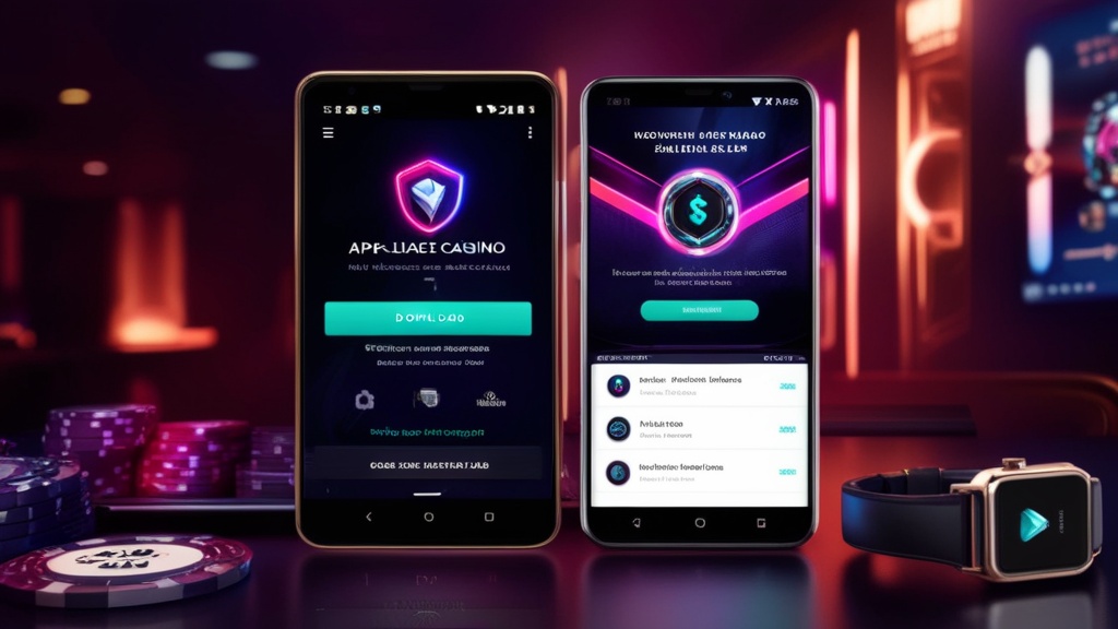 Schermo Android con download sicuro e installazione dell’app casinò