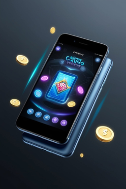 Smartphone con app casinò